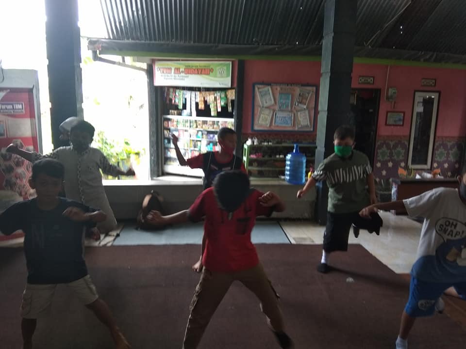 Kegiatan TBM Al-Bidayah di masa pandemi